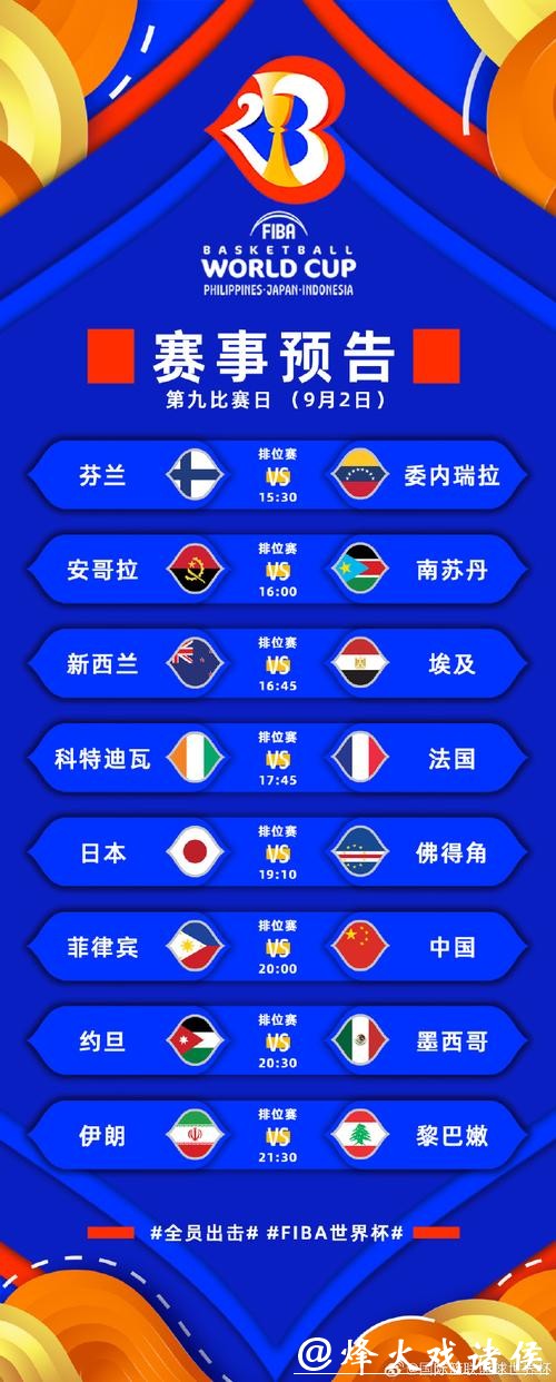 2023世界杯赛程直播完整版